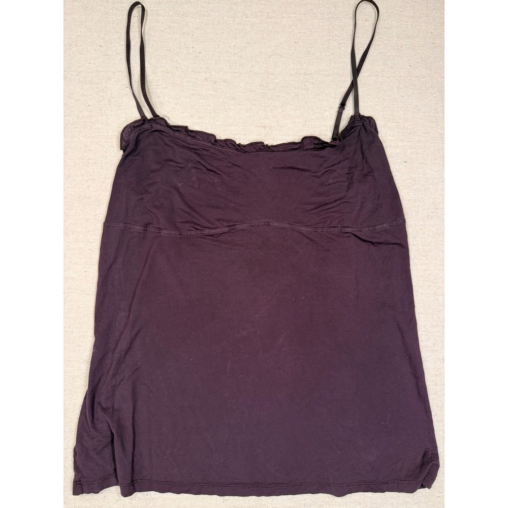Athleta Sleep Cami Ruffle New Vineyard Purple Modal Camisole 140572-00